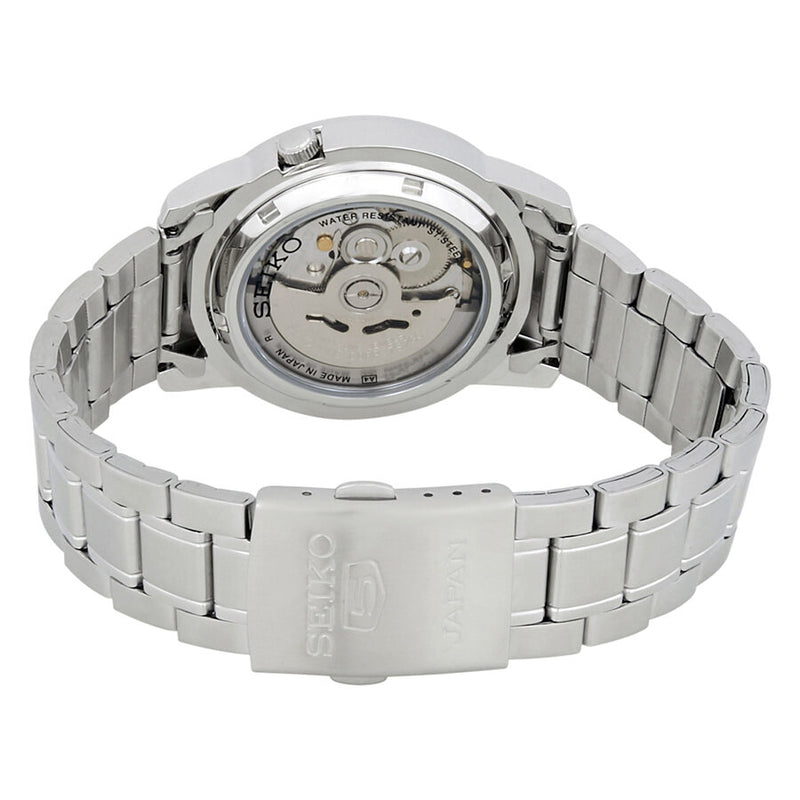 Seiko 5 Automatic White Dial Stainless Steel Men's Watch #SNKE57 - Watches of America #3