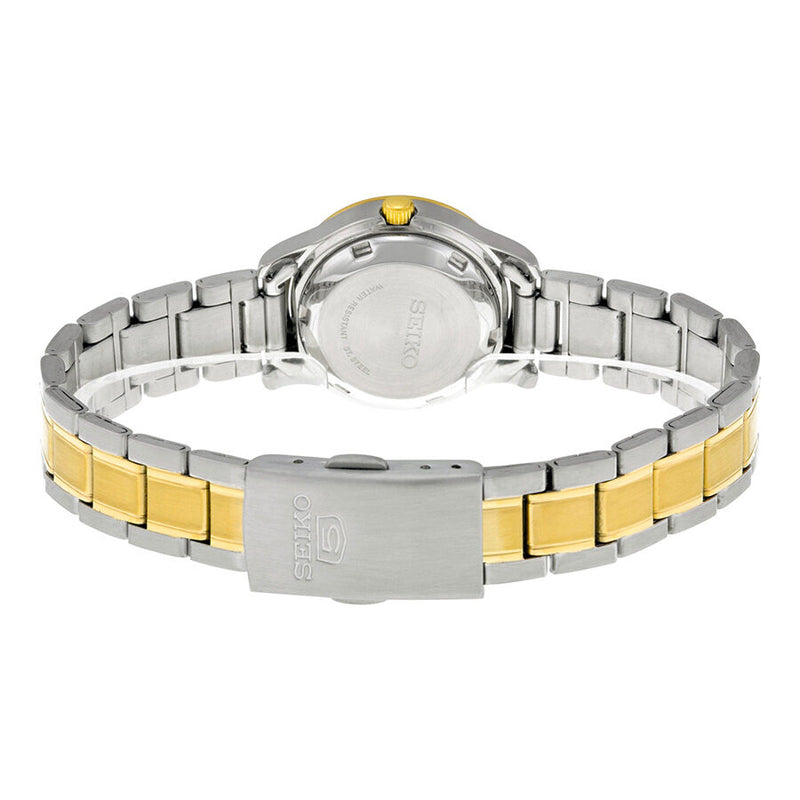 Seiko 5 Automatic White Dial Two-tone Ladies Watch #SYMD90 - Watches of America #3