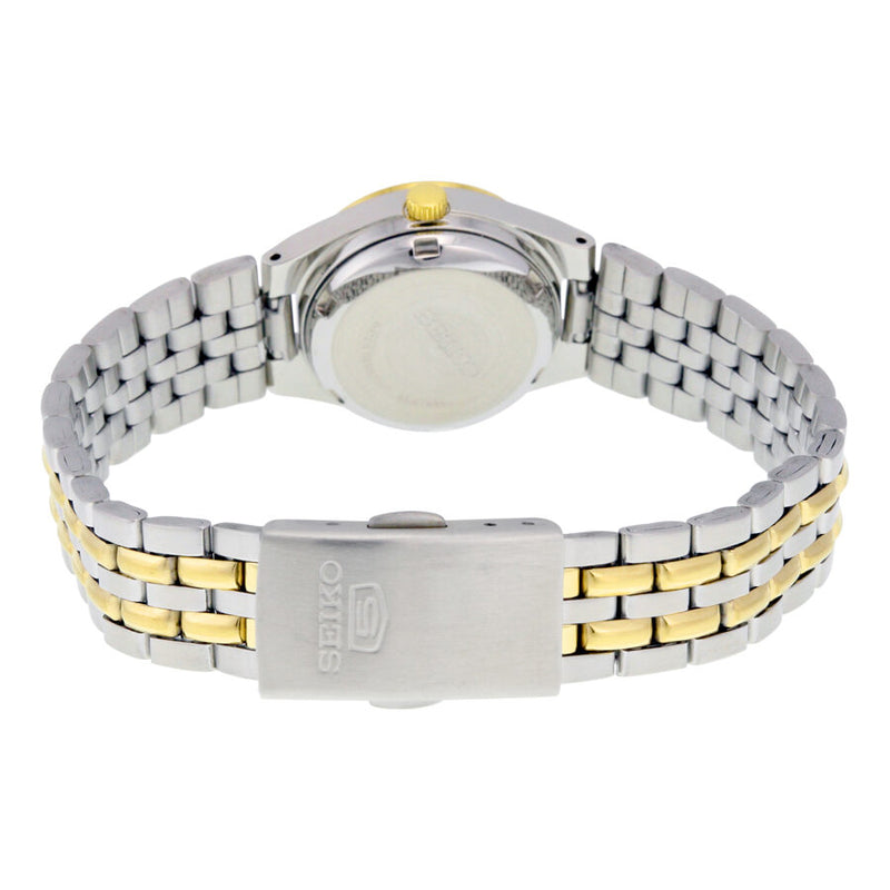 Seiko 5 Automatic White Dial Two-tone Ladies Watch #SYMK44 - Watches of America #3