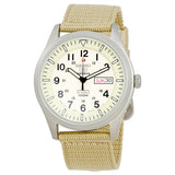 Seiko 5  Automatic Beige Dial Men's Watch #SNZG07J1 - Watches of America