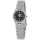 Seiko 5 Black Dial Automatic Ladies Watch #SYMK43 - Watches of America