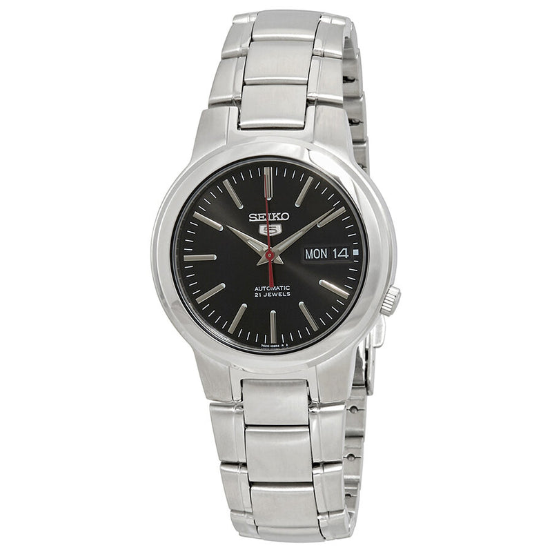 Seiko Series 5 Automatic Black Dial Men's Watch #SNKA07 - Watches of America
