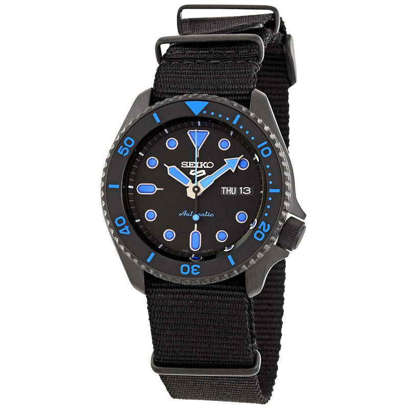 Seiko 5 sports Automatic Black Dial Men's Watch #SRPD81K1 - Watches of America