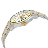 Seiko Series 5 Automatic White Dial Two-tone Men's Watch #SNKP14K1S - Watches of America #2