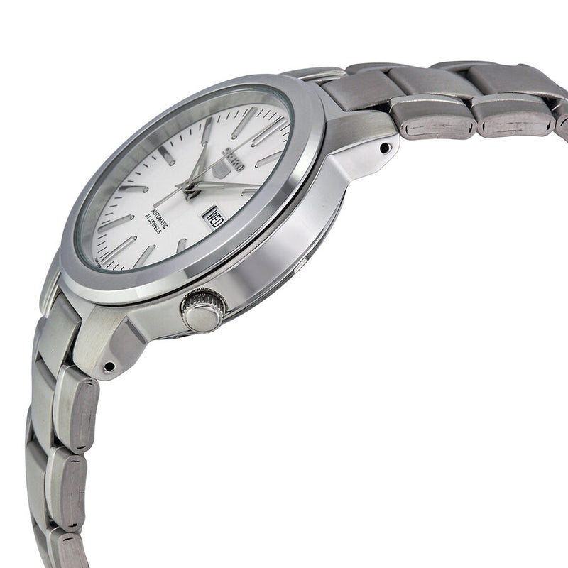 Seiko Seiko 5 Automatic White Dial Men's Watch #SNKA01 - Watches of America #2