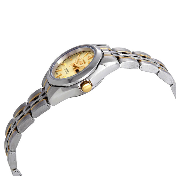 Seiko Automatic Gold Dial Two-tone Ladies Watch #SYMA37 - Watches of America #2