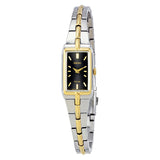 Seiko Black Dial Two tone Ladies Watch SUP274 Watches of America