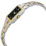 Seiko Black Dial Two-tone Ladies Watch #SUP274 - Watches of America #2