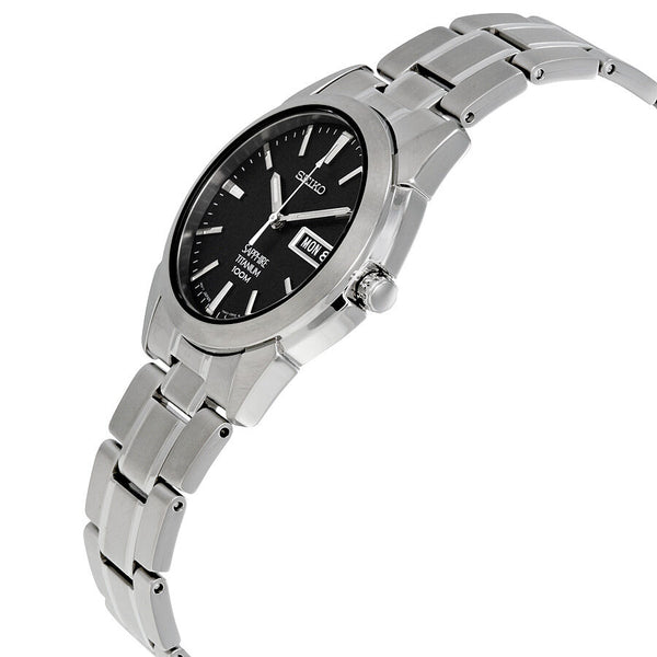 Seiko Grey Dial Titanium Men's Watch #SGG731 - Watches of America #2