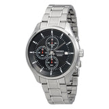 Seiko Chronograph Black Dial Men's Watch #SKS539 - Watches of America
