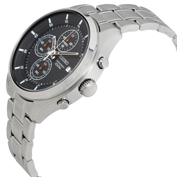 Seiko Chronograph Black Dial Men's Watch #SKS539 - Watches of America #2