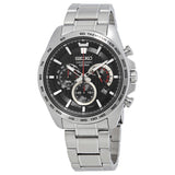 Seiko Chronograph Black Dial Men's Watch #SSB299P1 - Watches of America