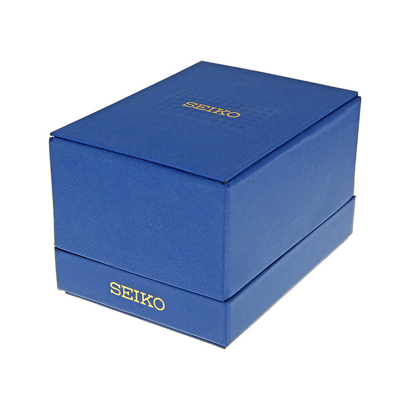 Seiko Chronograph Metallic Blue Dial Stainless Steel Men's Watch #SPC081 - Watches of America #4