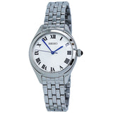 Seiko Classic Quartz White Dial Ladies Watch #SUR327 - Watches of America