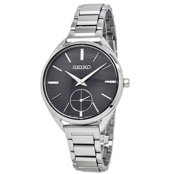 Seiko Conceptual 50th Anniversary Quartz Black Dial Ladies Watch #SRKZ51 - Watches of America