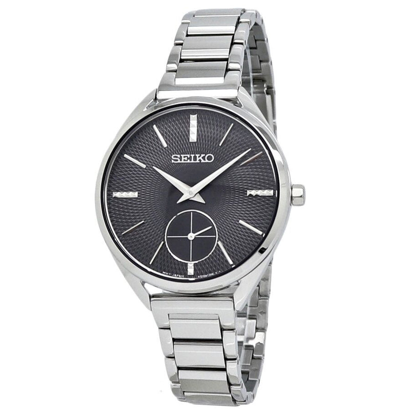 Seiko Conceptual 50th Anniversary Quartz Black Dial Ladies Watch #SRKZ51 - Watches of America