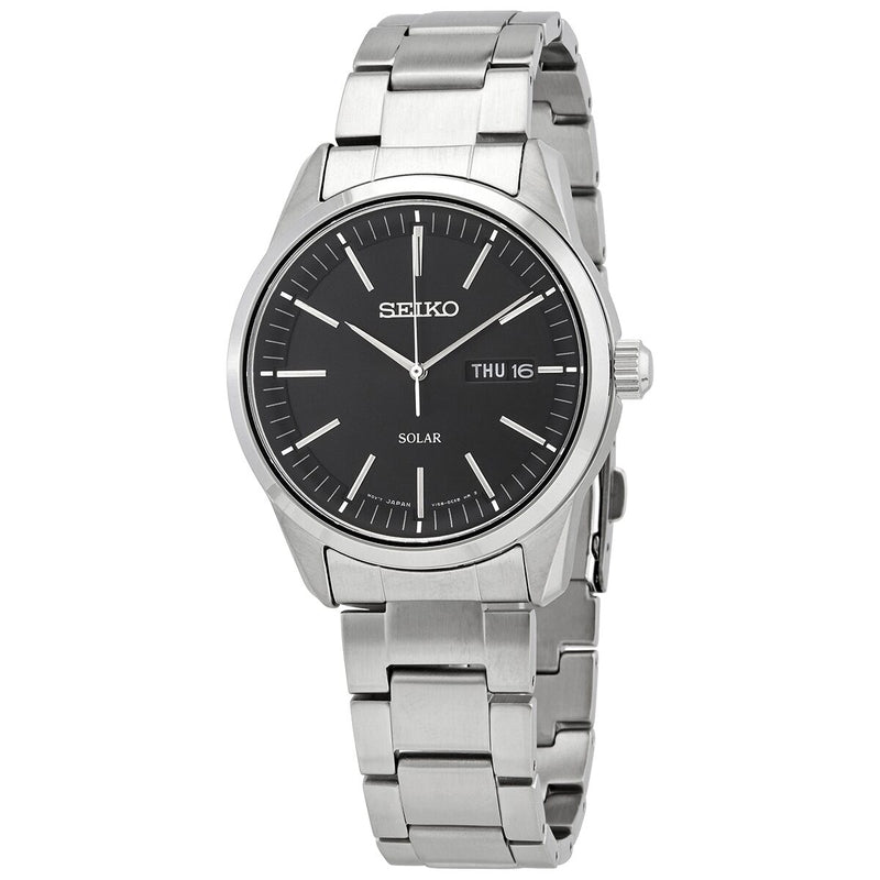 Seiko Conceptual Black Dial Men's Watch #SNE527 - Watches of America