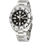 Seiko Diver Automatic Black Dial Stainless Steel Men's Watch #SRP599 - Watches of America