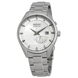 Seiko Kinetic Automatic White Dial Stainless Steel Men's Watch #SRN043 - Watches of America