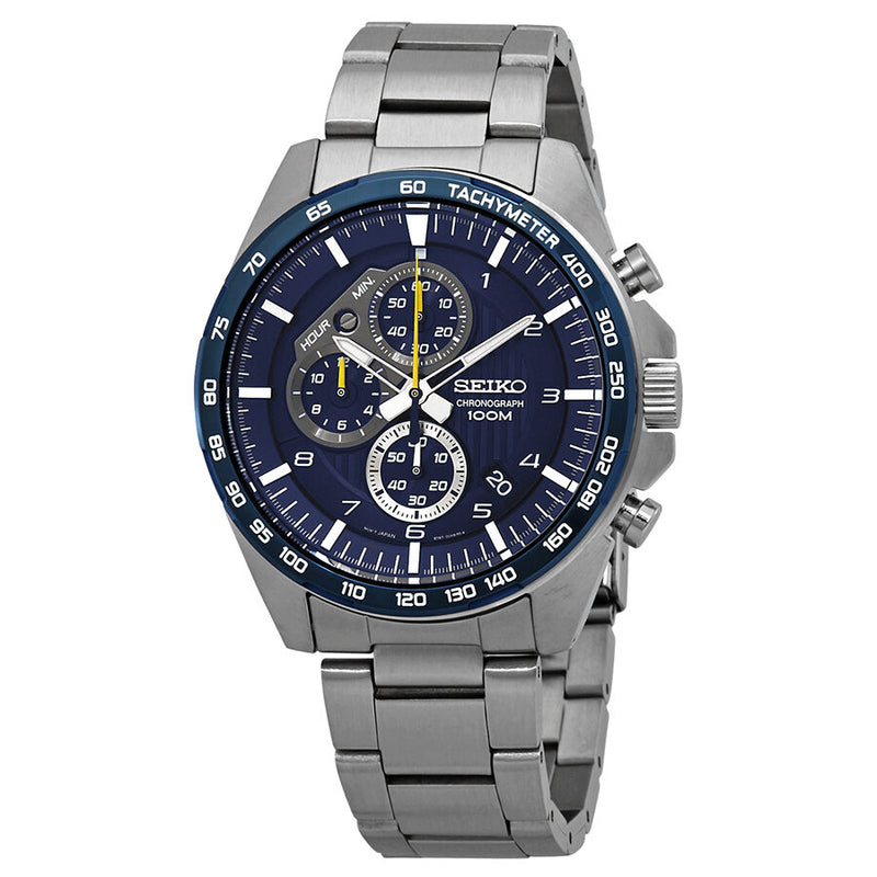 Seiko Motorsport Chronograph Blue Dial Men's Watch #SSB321P1 - Watches of America