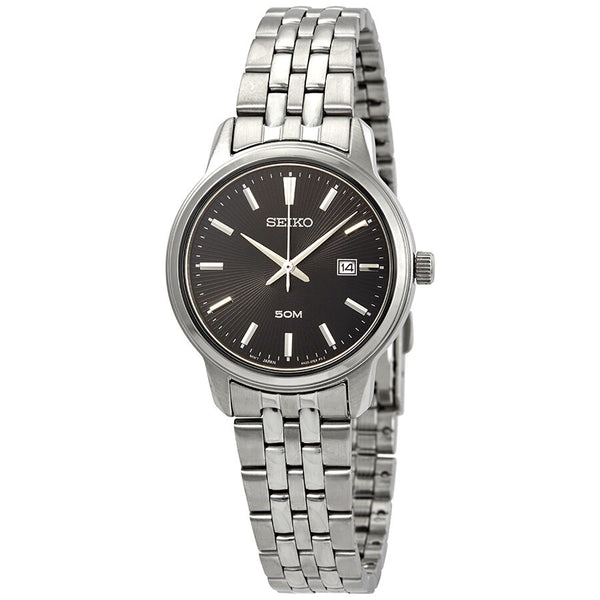 Seiko Neo Classic Black Dial Ladies Watch #SUR663P1 - Watches of America