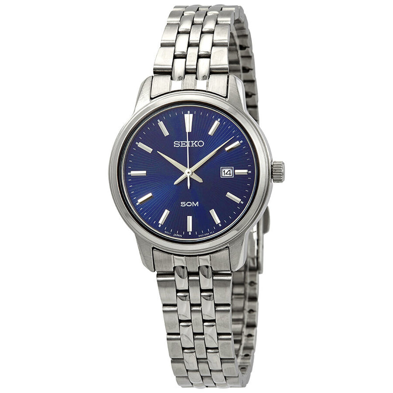 Seiko Neo Classic Blue Dial Ladies Watch #SUR665P1 - Watches of America