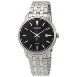 Seiko Neo Classic Diamond Black Dial Men's Watch #SUR261P1 - Watches of America