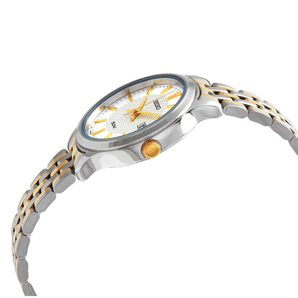 Seiko Neo Classic Quartz White Dial Two-tone Ladies Watch #SUR647P1 - Watches of America #2
