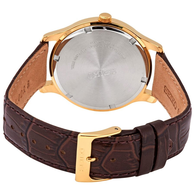 Seiko Neo Classic Quartz White Patterned Dial Men's Watch #SUR298P1 - Watches of America #3