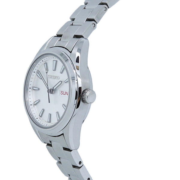 Seiko Neo Classic Quartz Silver Dial Ladies Watch #SUR349P1 - Watches of America #2