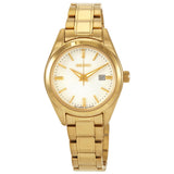 Seiko Neo Classic Quartz Silver Dial Ladies Watch #SUR632P1 - Watches of America