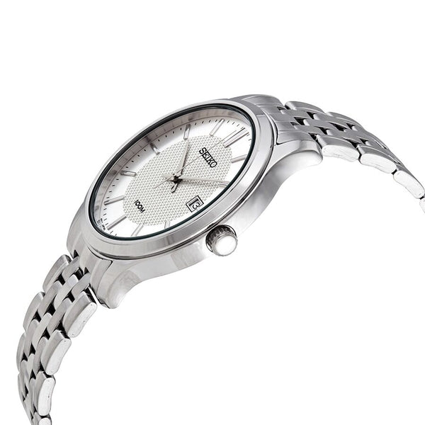 Seiko Neo Classic Quartz Silver Dial Men's Watch #SUR289P1 - Watches of America #2