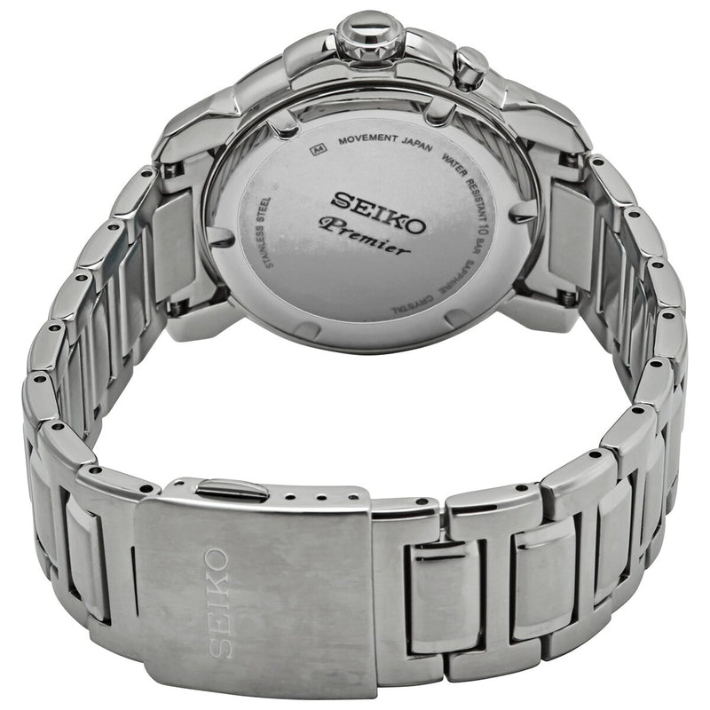 Seiko Premier Quartz Blue Dial Men's Watch #SNQ157 - Watches of America #3