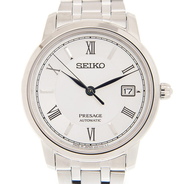 Seiko Presage Automatic White Dial Watch #SRPC05J1 - Watches of America #2