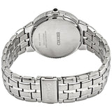 Seiko Solar Quartz Blue Dial Stainless Steel Men's Watch #SNE507 - Watches of America #3