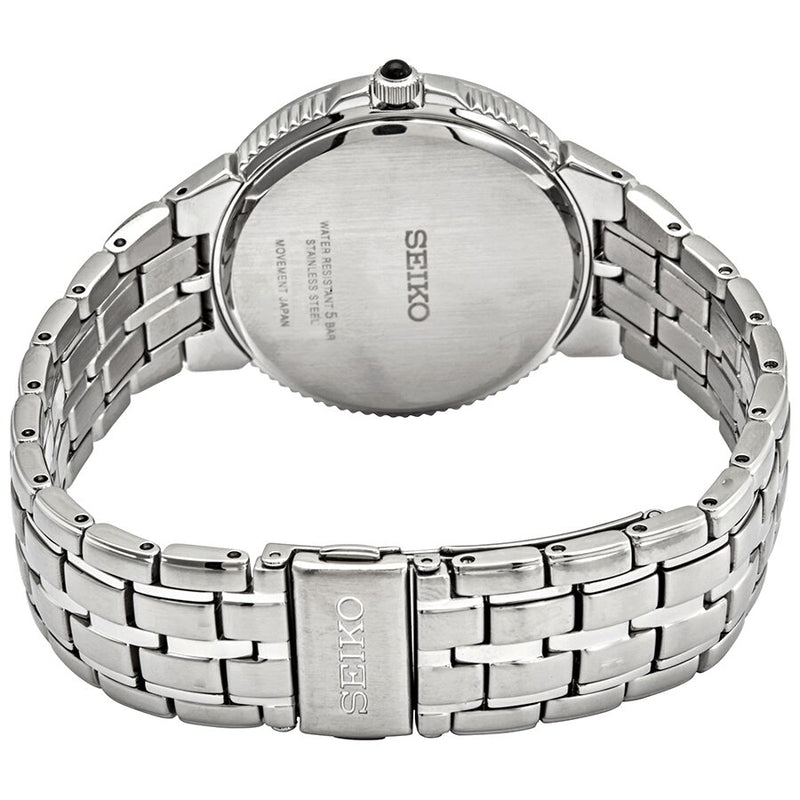 Seiko Solar Quartz Blue Dial Stainless Steel Men's Watch #SNE507 - Watches of America #3