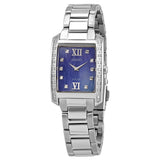 Seiko Quartz Diamond Blue Mother of Pearl Dial Ladies Watch #SUP401 - Watches of America