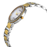 Seiko Quartz Crystal Silver Glitter Dial Ladies Watch #SUP434 - Watches of America #2