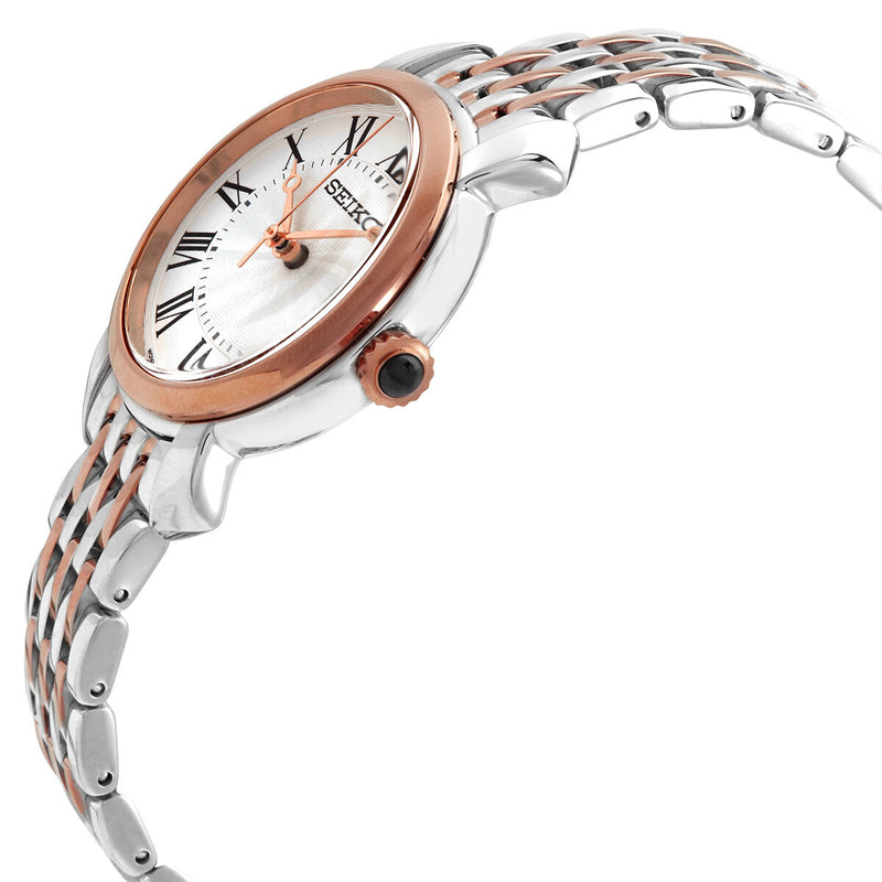 Seiko Quartz White Dial Two-tone Ladies Watch #SUR628P1 - Watches of America #2