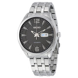 Seiko Recraft Automatic Black Dial Stainless Steel Men's Watch #SNKN47 - Watches of America