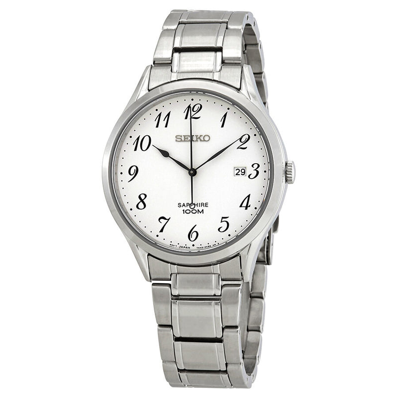 Seiko Sapphire Silver Dial Men's Watch #SGEH73P1 - Watches of America