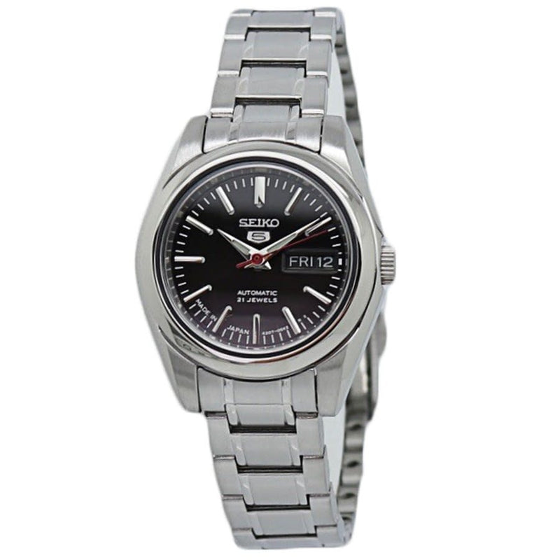 Seiko Seiko 5 Automatic Black Dial Ladies Watch #SYMK17J1 - Watches of America