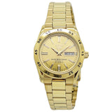 Seiko Seiko 5 Automatic Champagne Dial Ladies Watch #SYMG44J1 - Watches of America