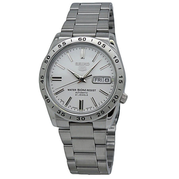 Seiko Seiko 5 Automatic White Dial Men's Watch #SNKD97J1 - Watches of America