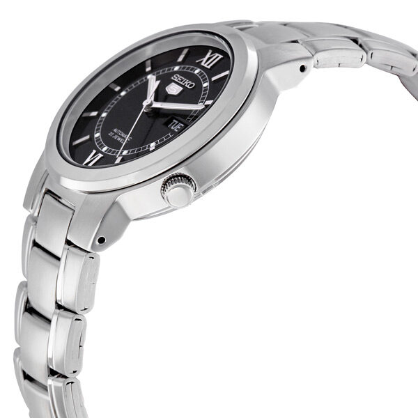 Seiko Series 5 Automatic Black Dial Stainless Steel Men's Watch #SNKA23 - Watches of America #2