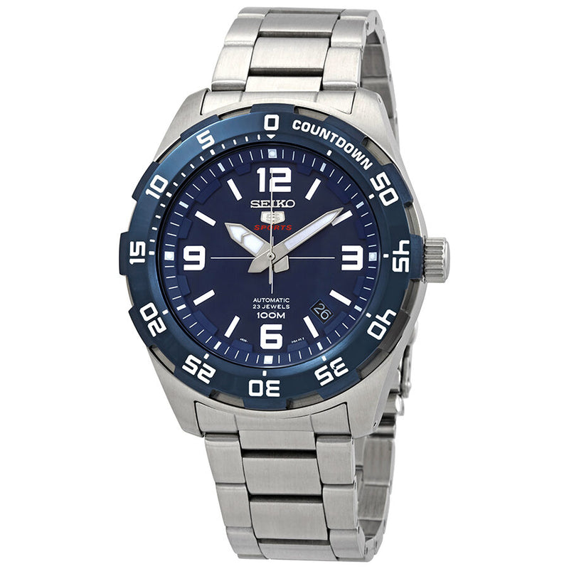 Seiko Series 5 Automatic Blue Dial Men's Watch #SRPB85 - Watches of America