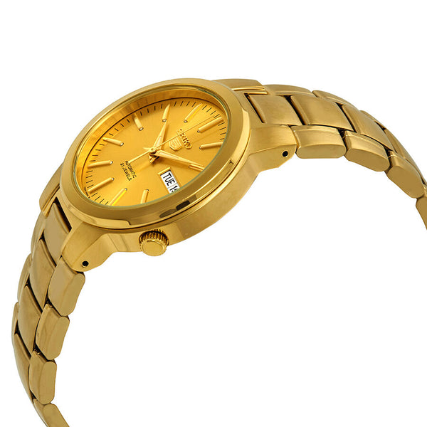 Seiko Series 5 Automatic Gold Dial Men's Watch #SNKA10 - Watches of America #2