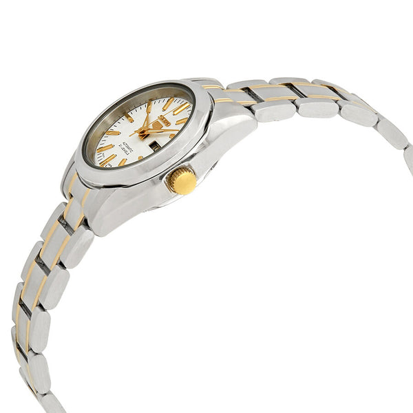 Seiko Series 5 Automatic White Dial Ladies Watch #SYMK19K1S - Watches of America #2