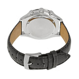 Seiko Chronograph Silver Dial Gray Leather Men's Watch #SPC087 - Watches of America #3