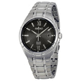 Seiko Solar Black Dial Men's Watch #SNE215 - Watches of America